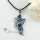butterfly sea water rainbow abalone shell shining rhinestone necklaces pendants with leather necklaces