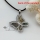 butterfly seawater rainbow abalone shell mother of pearland rhinestone crystal necklaces pendants