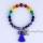 chakra bracelet with tassel 7 chakra balancing jewelry tree of life charm bracelets japa malas meditation beads
