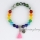 chakra bracelet with tassel buddhist prayer beads 7 chakra balancing jewelry tree of life charm prayer beads buddhist