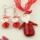 christmas venetian murano glass pendants and earrings jewelry