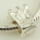 crown silver plated european big hole charms fit for bracelets