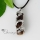 cylinder dragon semi precious stone agate tiger's-eye rose quartz glass opal necklaces pendants