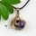 dragon ball rose quartz amethyst glass opal turquoise jade agate natural semi precious stone rhinestone necklaces pendants
