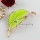enameled leaf rhinestone scarf brooch pin jewelry