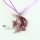 fish flowers inside murano lampwork glass venetian necklaces pendants
