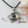fish sea water rainbow abalone shell mother of pearl pendants leather necklaces jewelry
