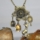 flower brass antique long chain pendants necklaces