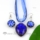 flower olive venetian murano glass pendants and earrings jewelry