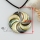 flower patchwork sea water black yellow oyster shell mother of pearl pendants leather necklaces