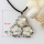 flower round white seashell mother of pearl oyster sea shell freshwater pearl necklaces pendants