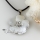 flower white oyster shell pink oyster shell penguin oyster shell rhinestone necklaces pendants