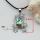 frog seawater rainbow abalone shell mother of pearl necklaces pendants jewelry