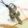 genuine leather antiquity silver cross christian pendant adjustable long necklaces