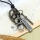 genuine leather antiquity silver fish star pendant adjustable long necklaces
