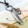 genuine leather antiquity silver leaf whistle pendant adjustable long necklaces