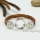 genuine leather bracelets woven bracelet skull bracelet macrame bracelet