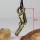 genuine leather brass gun cross interlock pendant adjustable long necklaces