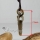 genuine leather brass saw cross interlock pendant adjustable long necklaces