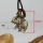 genuine leather copper elephant cross interlock pendant adjustable long necklaces