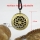 genuine leather copper locket round flower adjustable long necklaces with pendant antique punk gothic styole