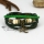genuine leather multi layer dragonfly charm wrap bracelets