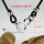 genuine leather stainless steel oblong round necklaces with pendant antique punk gothic styole