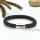 genuine leather woven bracelet wristbands bracelets magnetic buckle snap bracelets for men and women
