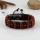 genuine leather wrap wristbands adjustable drawstring bracelets unisex