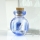 glass vial for pendant necklace miniature hand blown glass bottle charms jewellery empty vial necklace