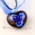 glitter heart flower lampwork murano glass necklaces pendants jewelry
