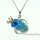 glitter luminous heart diffuser necklace perfume necklace aromatherapy diffuser necklace glass vial necklace