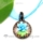 glitter round flower lampwork murano glass necklaces pendants jewelry