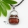 handbag rose quartz jade semi precious stone rhinestone necklaces pendants