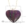 heart handmade dichroic glass necklaces pendants jewelry