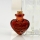 heart murano glass handmade murano glassglass bottle for necklacesmall urns for ashespet urn jewelry