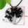 heart oblong round semi precious stone agate necklaces pendants jewelry
