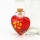 heart perfume bottle handmade murano glassglass vial pendantmemorial urn jewelrycremation ashes jewelry lampwork glass memorial urn jewelry