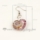 heart swirled lampwork murano glass earrings jewelry