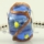 lampwork glass big hole beads for fit charms bracelets