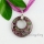 lampwork murano glass pendants circle silver foil millefiori circle silver foil millefiori necklaces with pendants