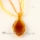 leaf millefiori lampwork murano glass necklaces pendants jewelry