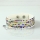 crystal rhinestone leatehr bracelets multi layer snap wrap slake bracelets