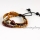 leather wristbands wholesale leather charm bracelets cute charm bracelets personalised leather bracelet semi precious stone drawstring