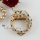 leopard rhinestone scarf clip brooch pin jewelry