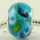 lines murano glass big hole beads for fit charms bracelets