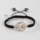 macrame armband love rhinestone bracelets jewellery