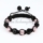 macrame faced glass crystal beads bracelets jewelry armband