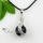 mermaid ball jade amethyst agate rose quartz semi precious stone necklaces pendants