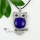 night owl tigereye agate rose quartz amethyst jade semi precious stone necklaces pendants